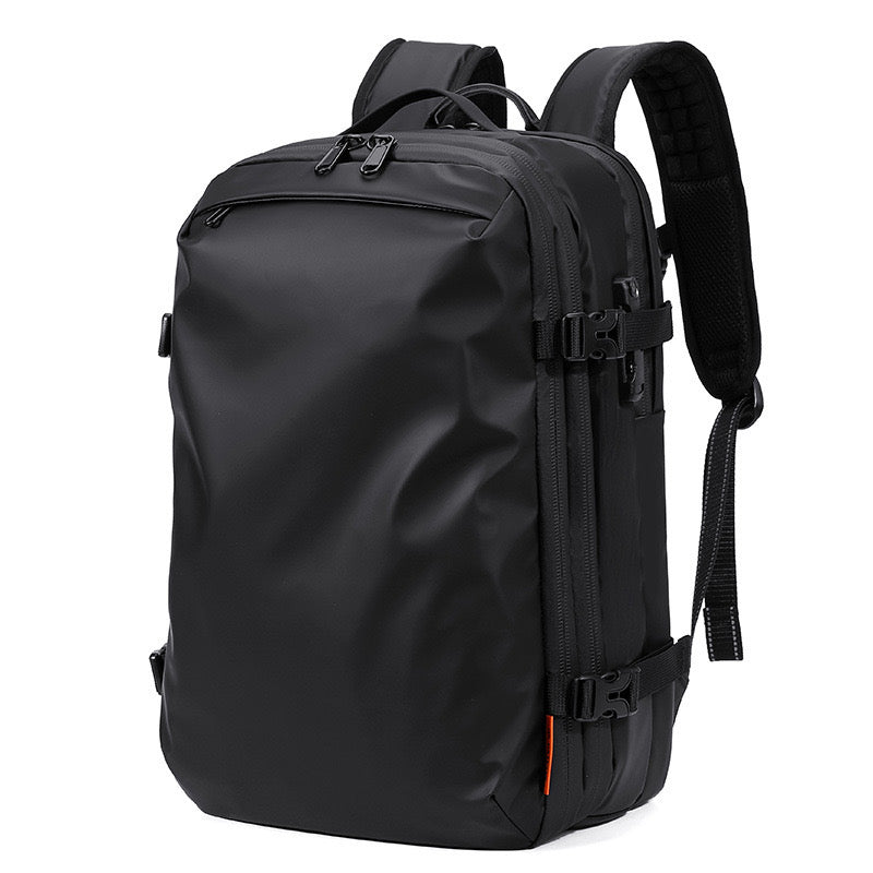 Travel Men Expanded Laptop Backpack vacuum compression hiking Backpack USB charging Business Large Capacity Backpack For Pumps