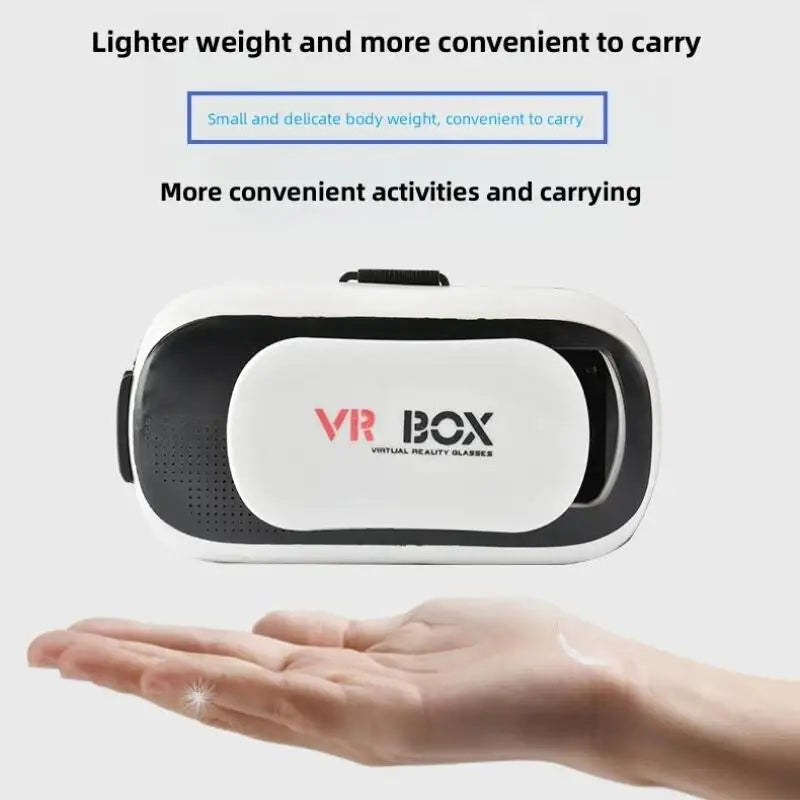 3D VR-очки, гарнитура с креплением на голову, регулируемая VR для смартфонов Android с экраном 4,7–6,1 дюйма, шлем виртуальной реальности для просмотра фильмов и игр