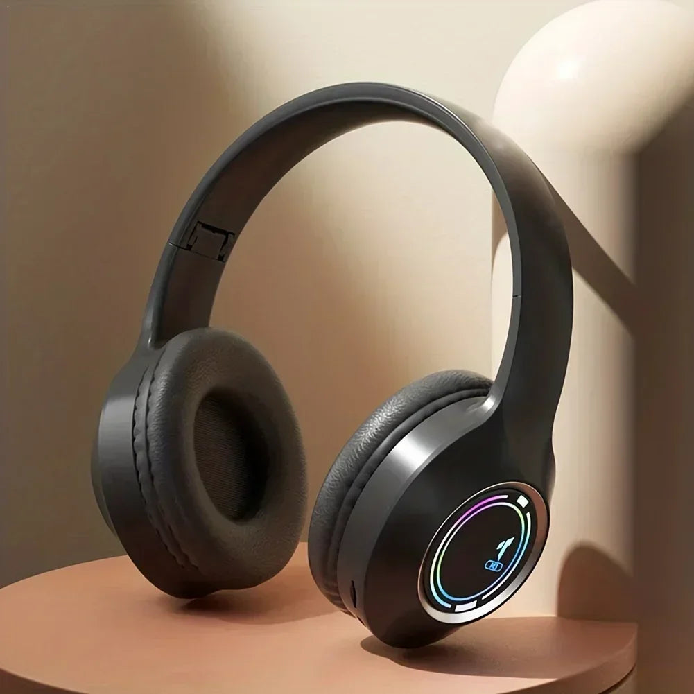 Складная светодиодная Bluetooth-гарнитура M3 с подсветкой, беспроводная гарнитура с зарядкой Type-C, многофункциональное использование, игровой офис