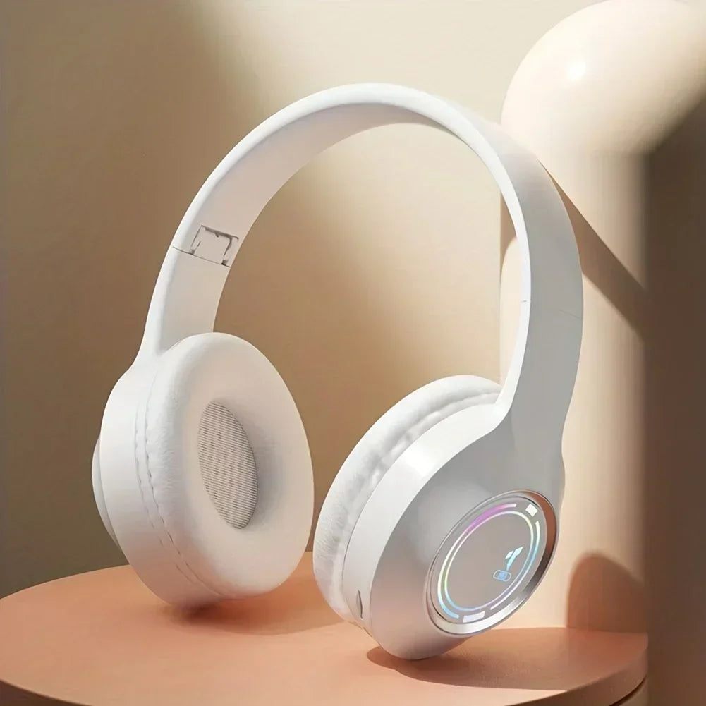 Складная светодиодная Bluetooth-гарнитура M3 с подсветкой, беспроводная гарнитура с зарядкой Type-C, многофункциональное использование, игровой офис
