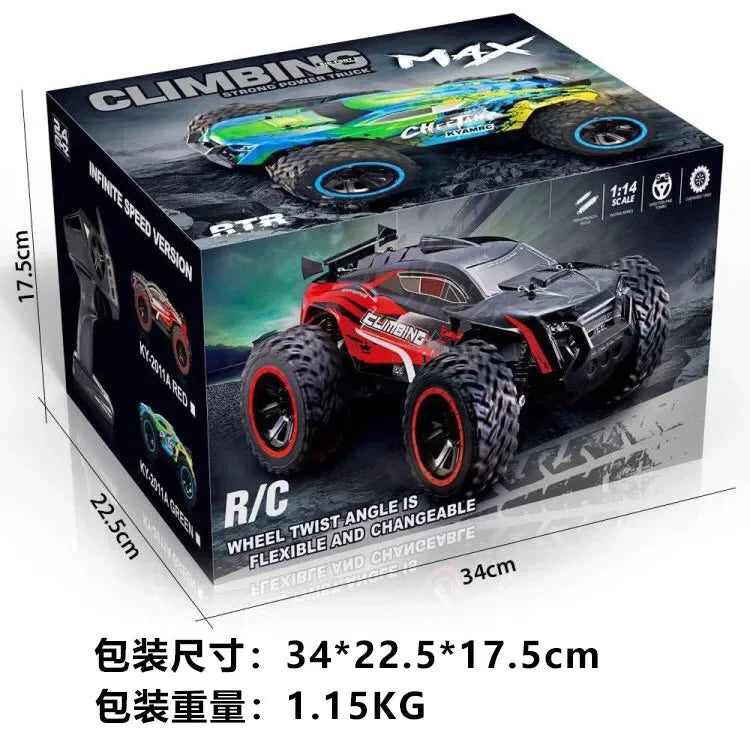 KY-2011A 1:16 25 км/ч 4WD радиоуправляемая машина со светодиодами, дистанционное управление, высокоскоростные игрушки для дрифта, монстр-трак, для мальчиков и девочек, рождественский подарок
