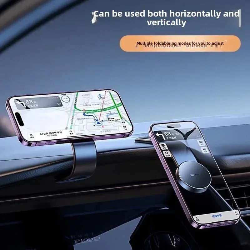VIKEFON Новый магнитный автомобильный держатель для мобильного телефона, складной, специальный автомобильный держатель с присоской, магнитный навигационный диск
