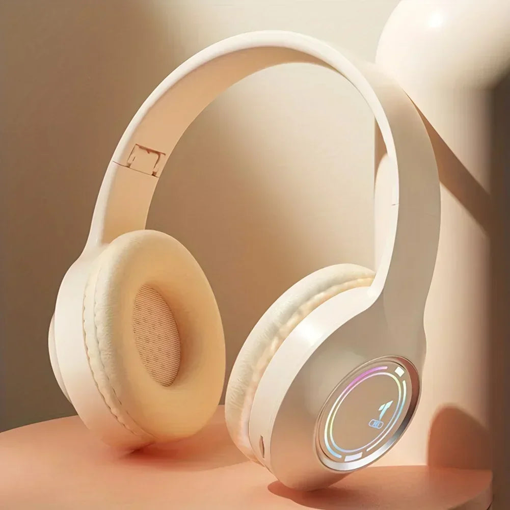 Складная светодиодная Bluetooth-гарнитура M3 с подсветкой, беспроводная гарнитура с зарядкой Type-C, многофункциональное использование, игровой офис