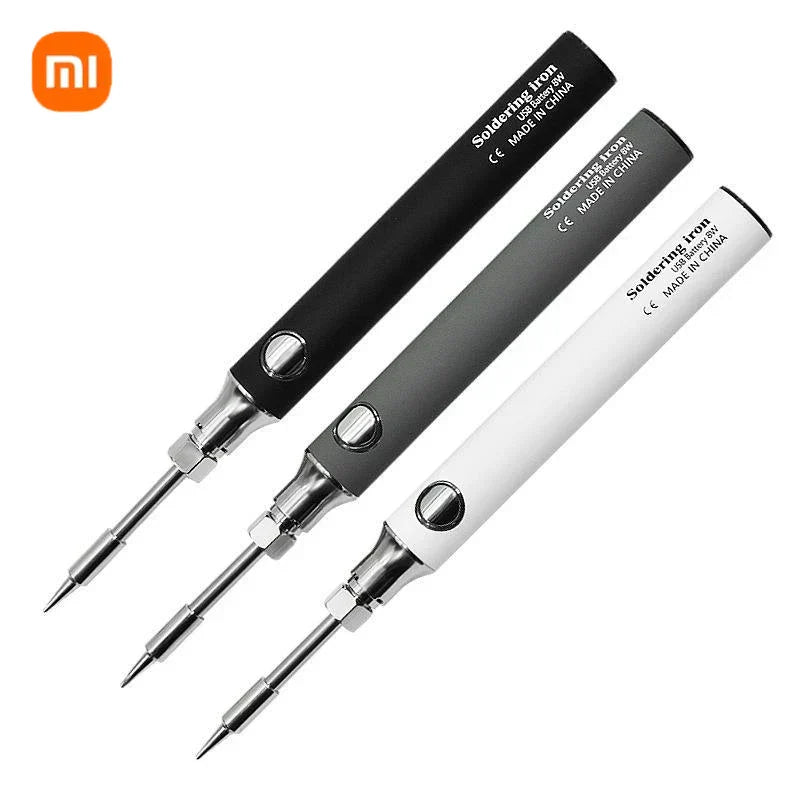 Электрический паяльник Xiaomi с беспроводной зарядкой, мини-портативный паяльник, ремонтные принадлежности, запчасти для инструментов, НОВЫЙ