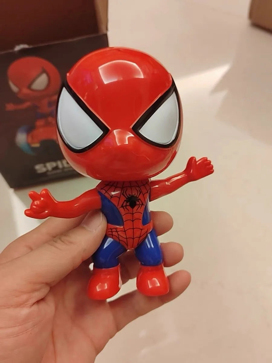 Автоматический поворотник Marvel Spiderman, скейтборд, акустооптическая машина, электромузыкальные игрушки, трюковые самокаты, подарки
