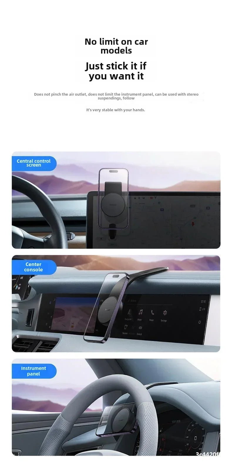 VIKEFON Новый магнитный автомобильный держатель для мобильного телефона, складной, специальный автомобильный держатель с присоской, магнитный навигационный диск