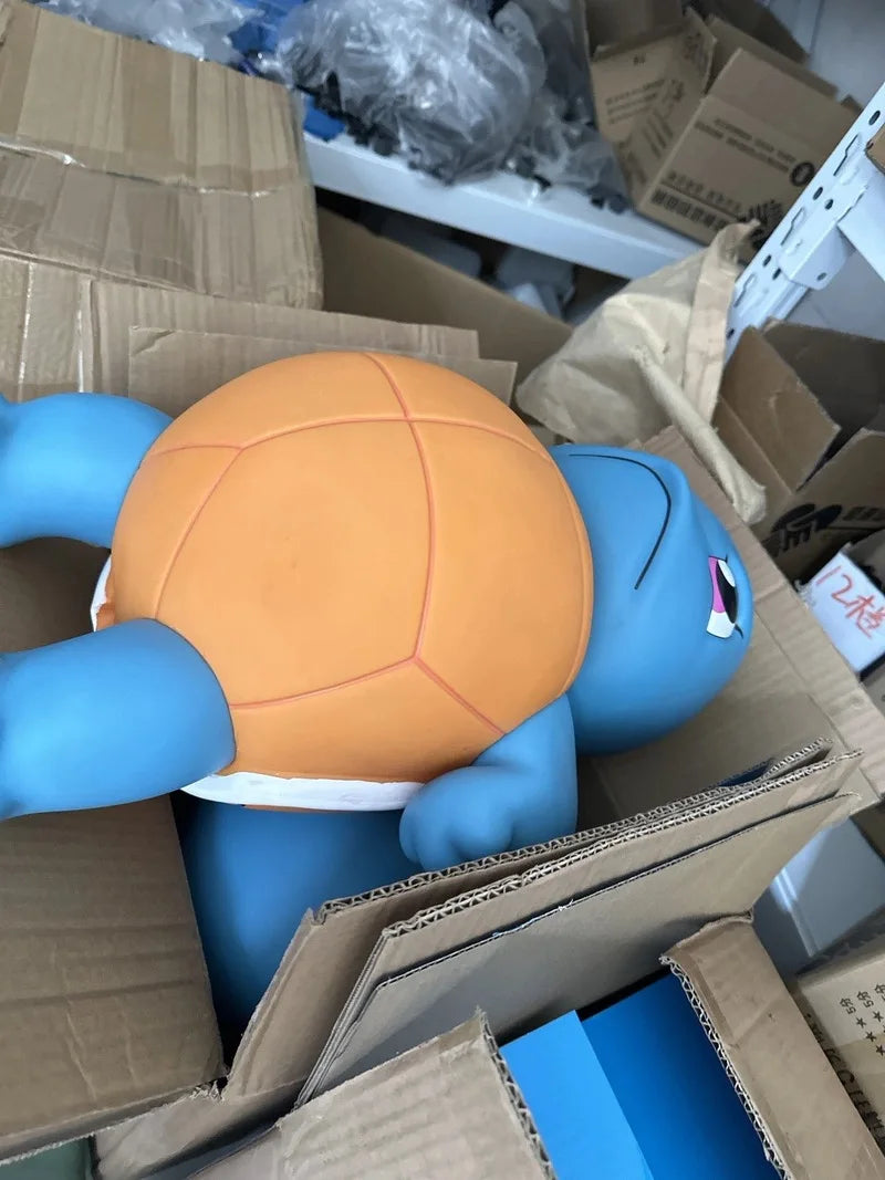 Игрушка-водораспылитель Pokemon Squirtle большого размера, симпатичная черепашка Дженни, аксессуар для автомобиля, популярная аниме-модель, коллекционная ручная фигурка