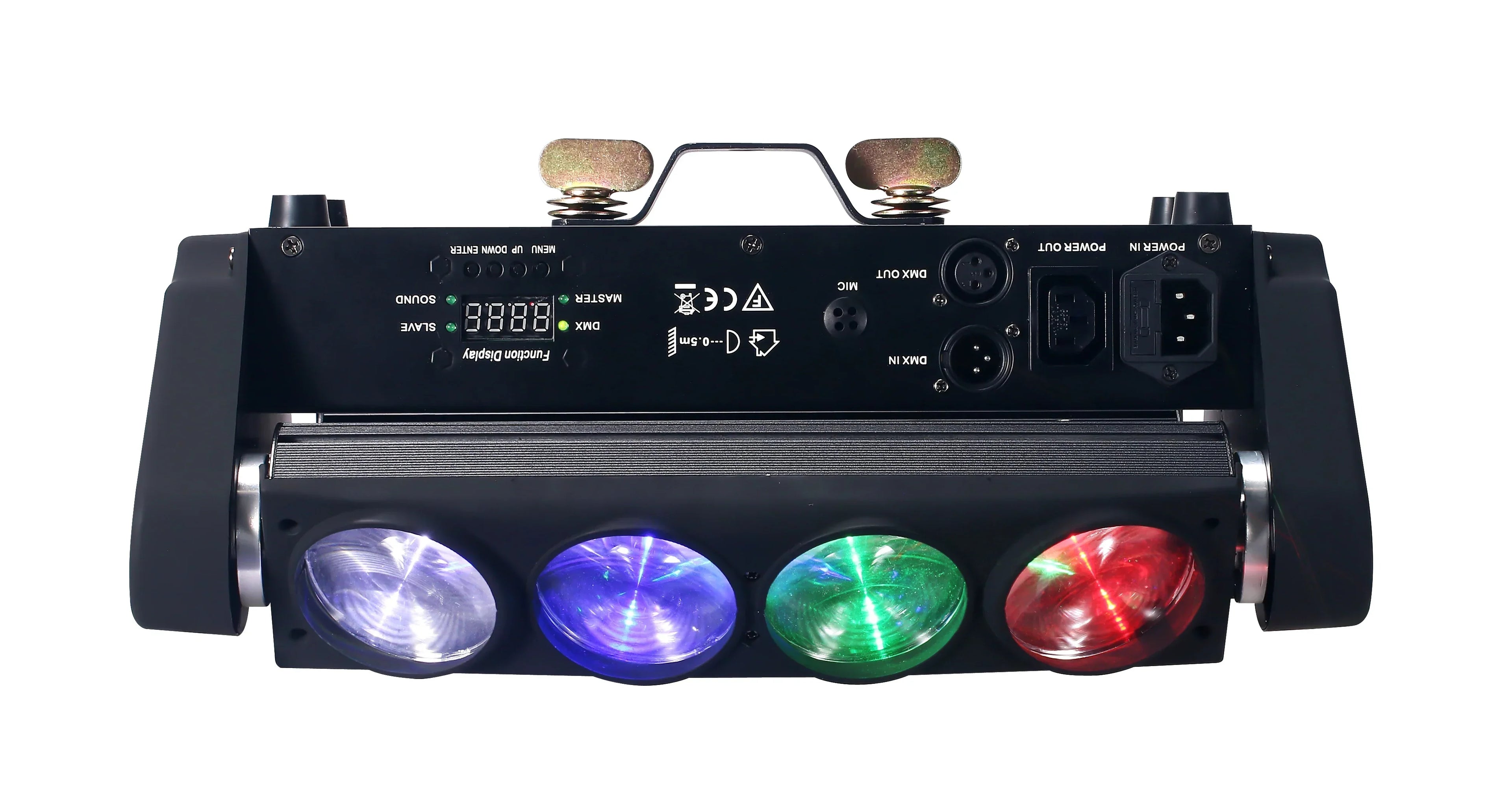 Светодиодный прожектор Spider Light RGBW 4-в-1 с функцией RGBW для вечеринок, DMX-управление, вращающаяся голова, сценический эффект