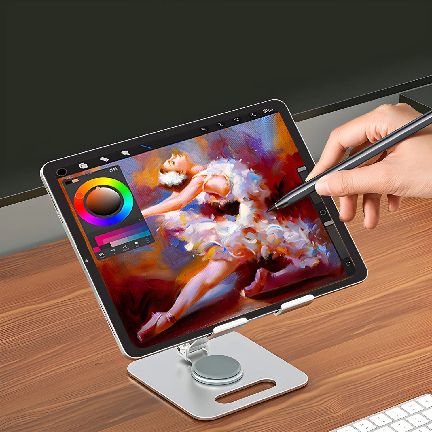 Подставка для телефона и планшета, регулируемая, из алюминиевого сплава, портативная, складная, охлаждающая, вращающаяся, для iPad, Android, планшета