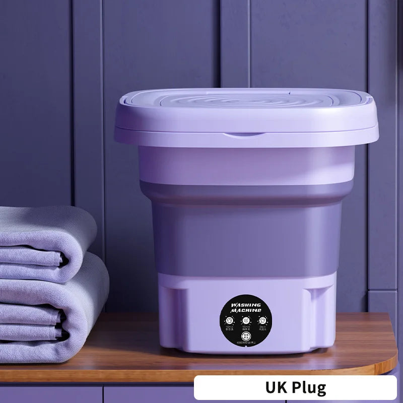 Портативная стиральная машина 9 л, маленькая, складная, с центрифугой для носков, нижнего белья, трусов, мини-стиральная машина для бытовой стирки