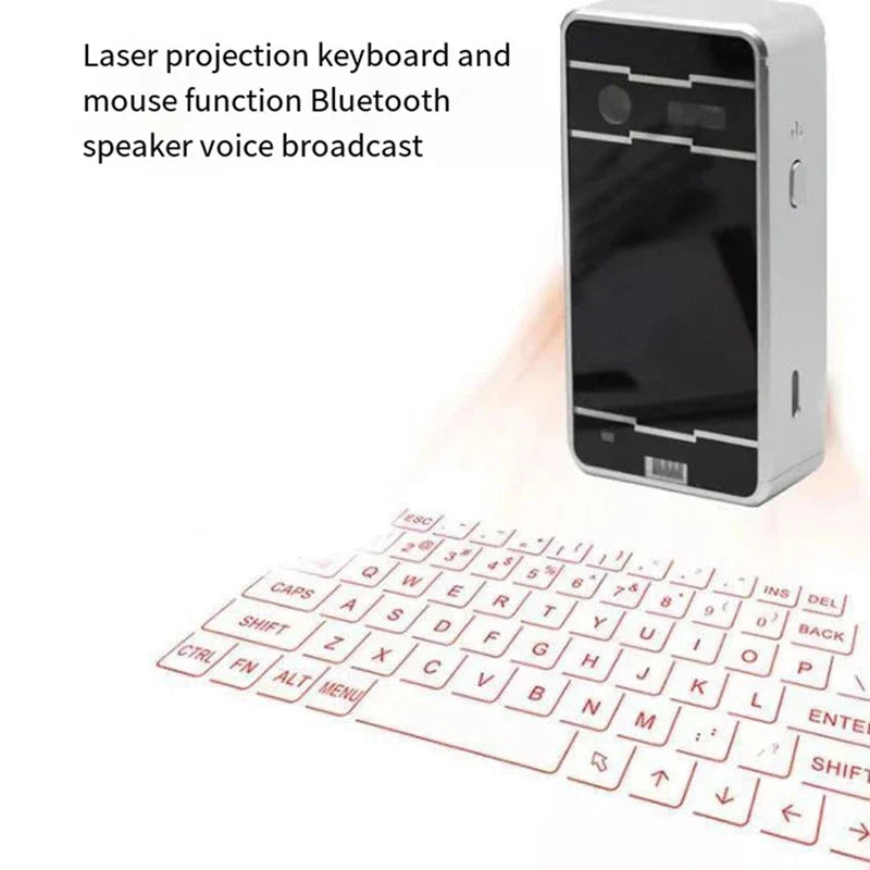 L22A-виртуальная клавиатура Bluetooth беспроводная сенсорная проекторная клавиатура для телефона для компьютера, планшета, ноутбука с функцией мыши
