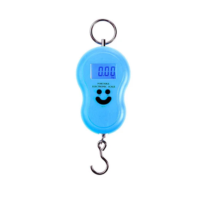 Цифровые весы для багажа 50 кг/110 фунтов, подвесные весы 40 кг*10 г с подсветкой, электронные портативные дорожные весы для чемодана, подвесные весы