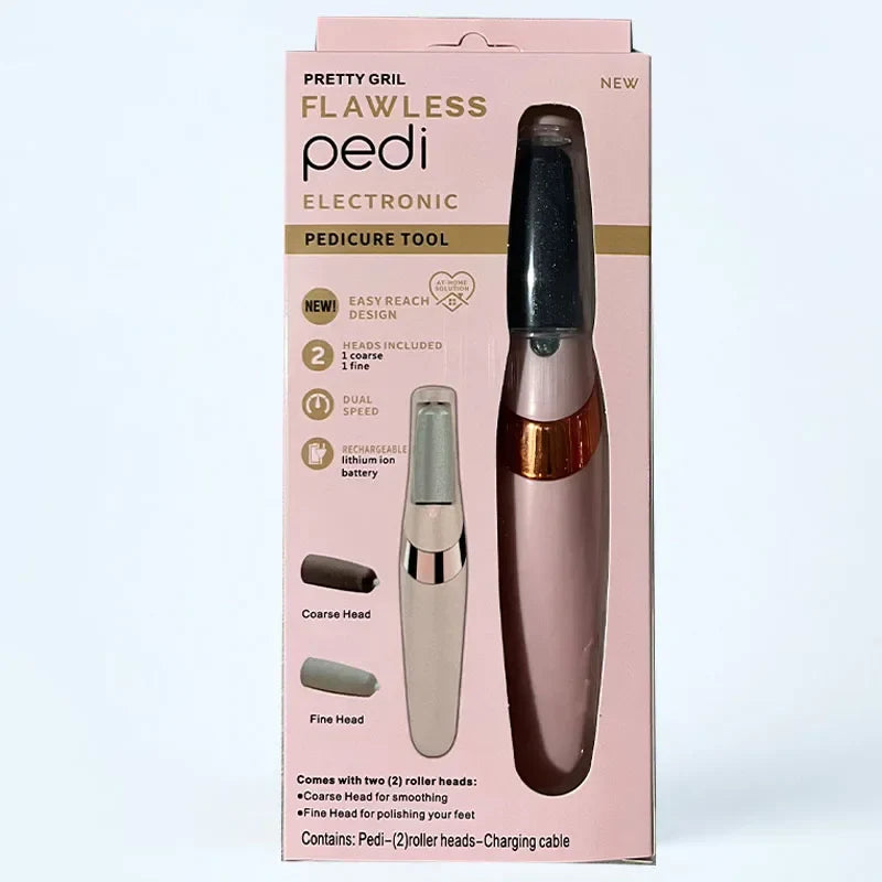 Перезаряжаемый электрический инструмент для удаления мозолей на ногах, портативный водонепроницаемый инструмент для удаления мозолей на ногах, профессиональный инструмент для педикюра