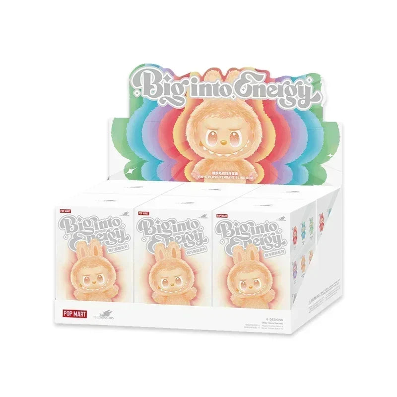 POP MART THE MONSTERS Big into Energy Series Виниловая плюшевая коробка с загадкой, сумка-тайна, игрушки, кукла, милая фигурка, украшения, подарок