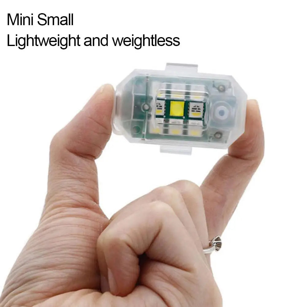 Беспроводной светодиодный стробоскоп для мотоцикла с дистанционным управлением, навигационный индикатор для самолета, автомобиля, велосипеда, дрона