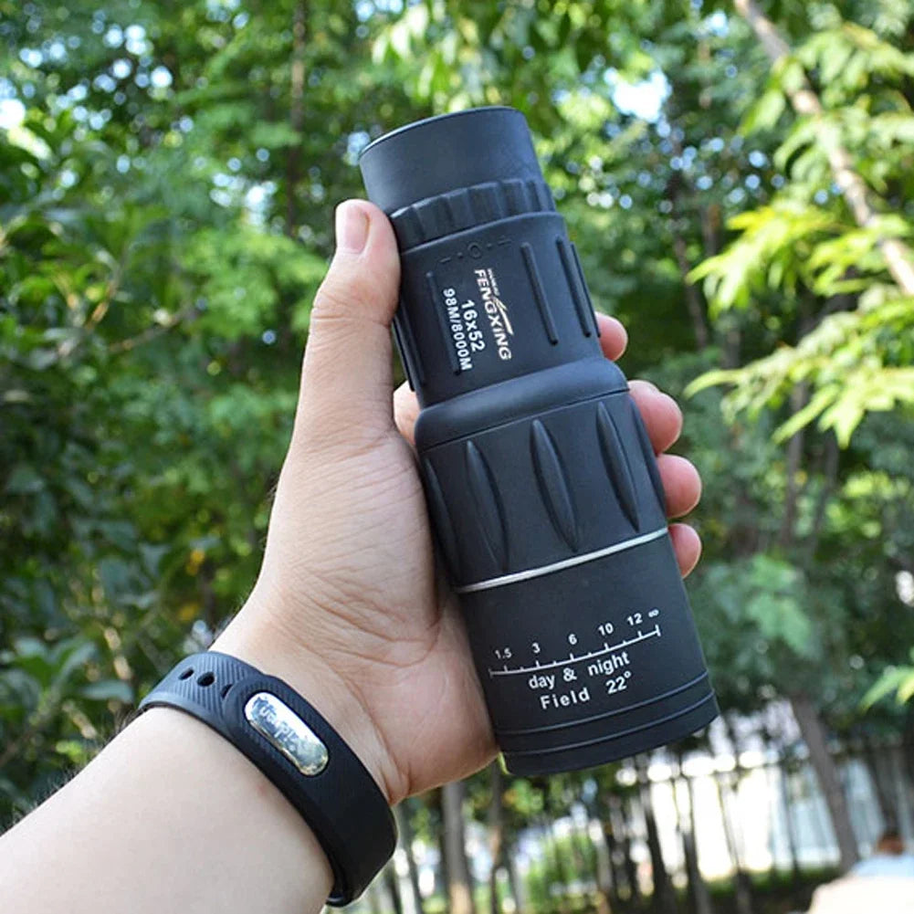 16X52 Dual Focus Monocular Telescope16x Zoom Binoculars 66M/8000M HD Scope