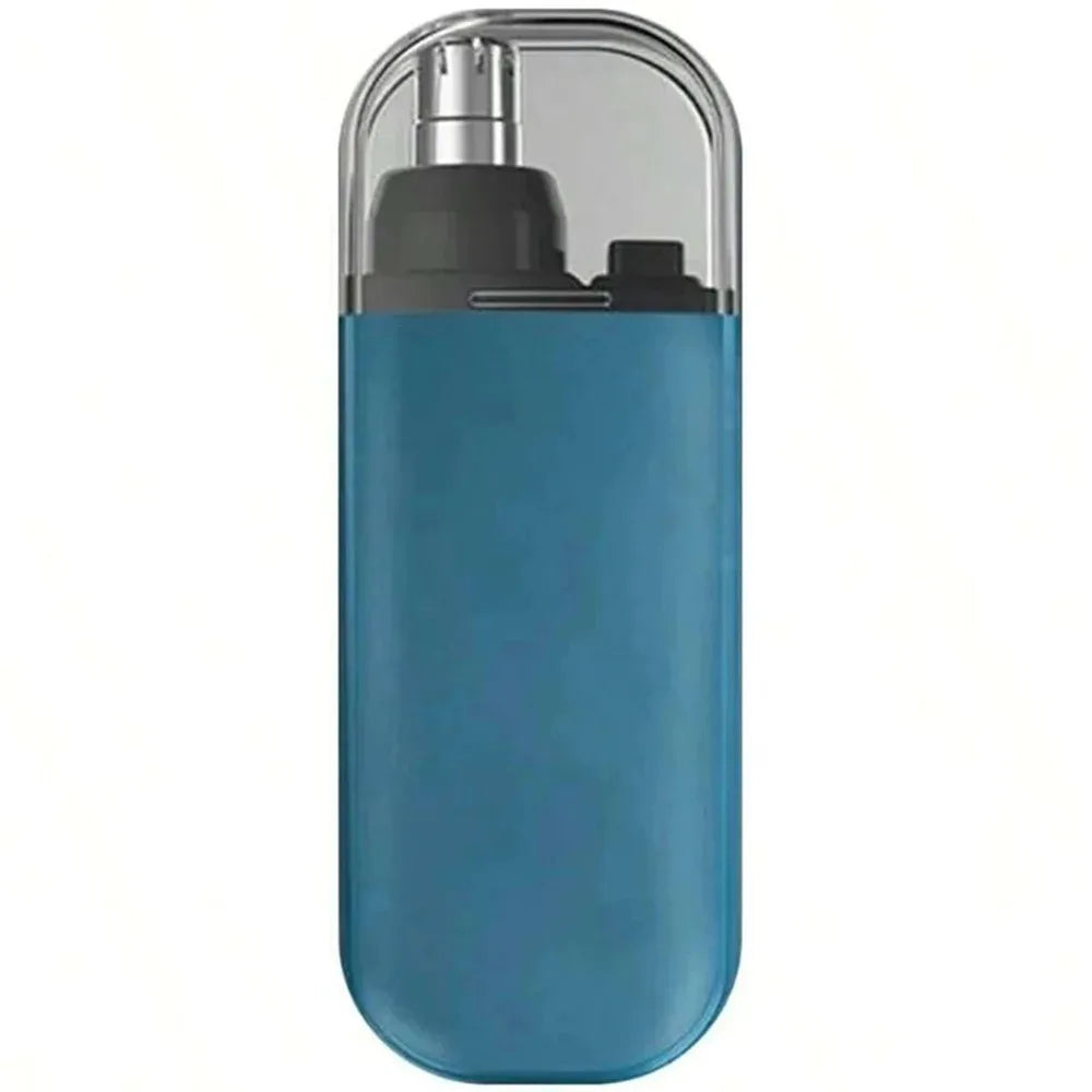 Перезаряжаемый триммер для волос в носу, USB-зарядка, двухсторонние лезвия, электрический портативный мужской мини-триммер для волос в носу, набор для ухода за лицом