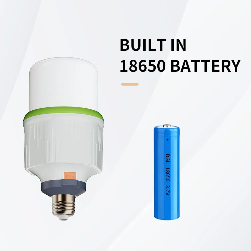 Светодиодная лампа высокой яркости, перезаряжаемая, аварийный светильник, крючок для кемпинга, рыбалки, портативный домашний аварийный фонарь, ночник