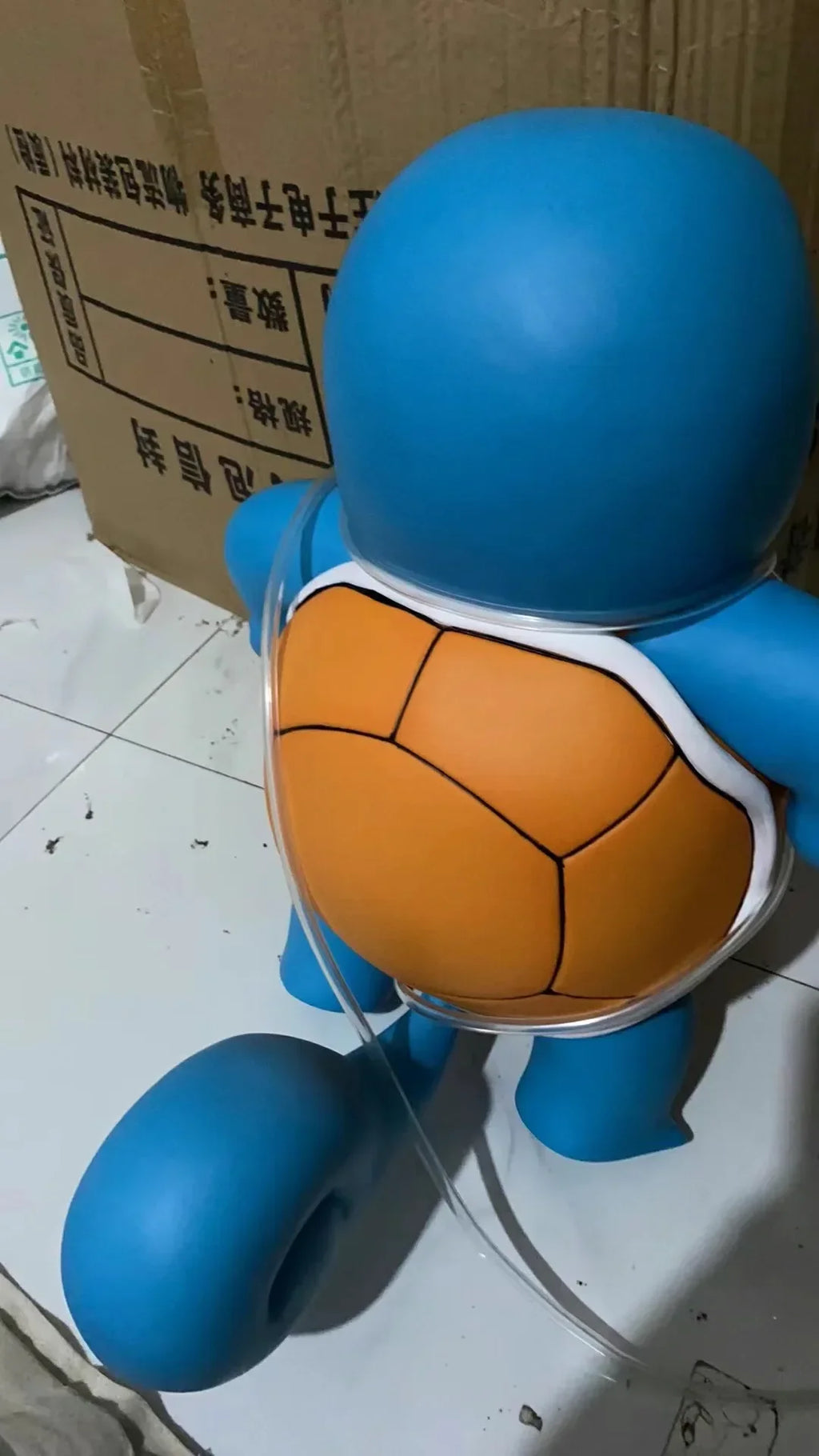 Игрушка-водораспылитель Pokemon Squirtle большого размера, симпатичная черепашка Дженни, аксессуар для автомобиля, популярная аниме-модель, коллекционная ручная фигурка