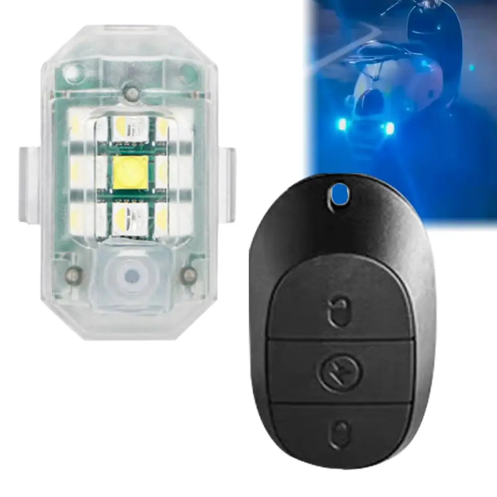Беспроводной светодиодный стробоскоп для мотоцикла с дистанционным управлением, навигационный индикатор для самолета, автомобиля, велосипеда, дрона