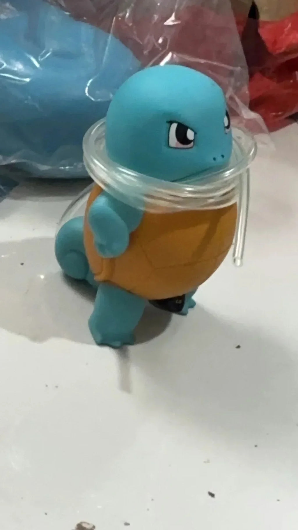 Игрушка-водораспылитель Pokemon Squirtle большого размера, симпатичная черепашка Дженни, аксессуар для автомобиля, популярная аниме-модель, коллекционная ручная фигурка