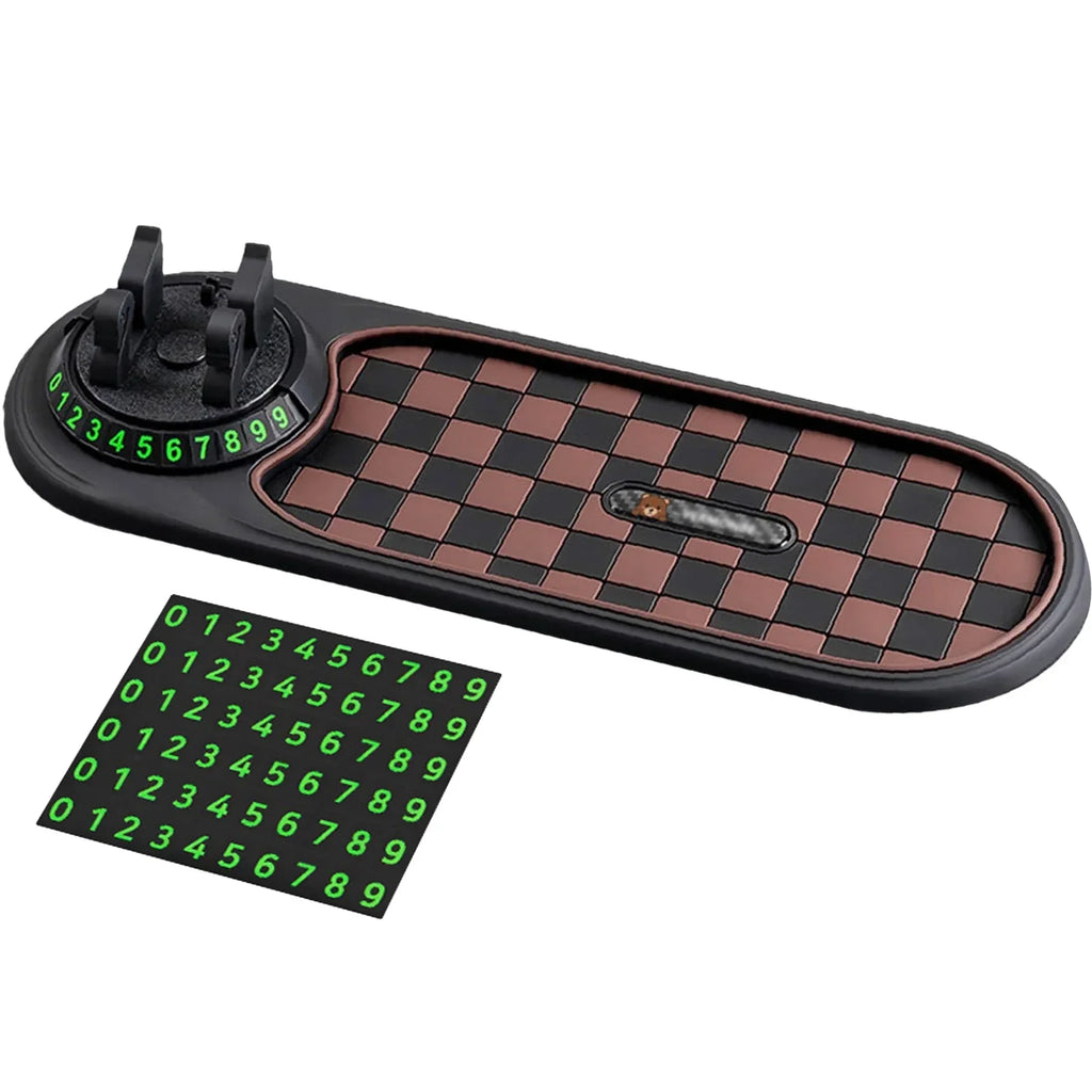 Держатель для телефона, противоскользящий коврик, держатель для приборной панели с вращением на 360°, держатель для мобильного телефона, ключей, солнцезащитных очков