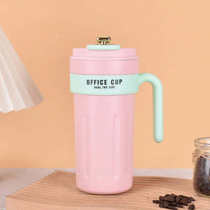 Новый интеллектуальный дисплей температуры из нержавеющей стали, прилагающийся к стакану для воды, кофейной чашке, портативному термосу для питья на веревке