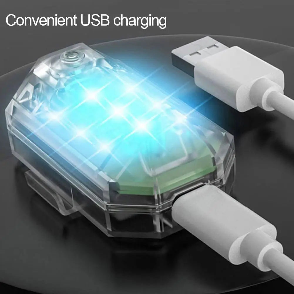 Беспроводной светодиодный стробоскоп для мотоцикла с дистанционным управлением, навигационный индикатор для самолета, автомобиля, велосипеда, дрона