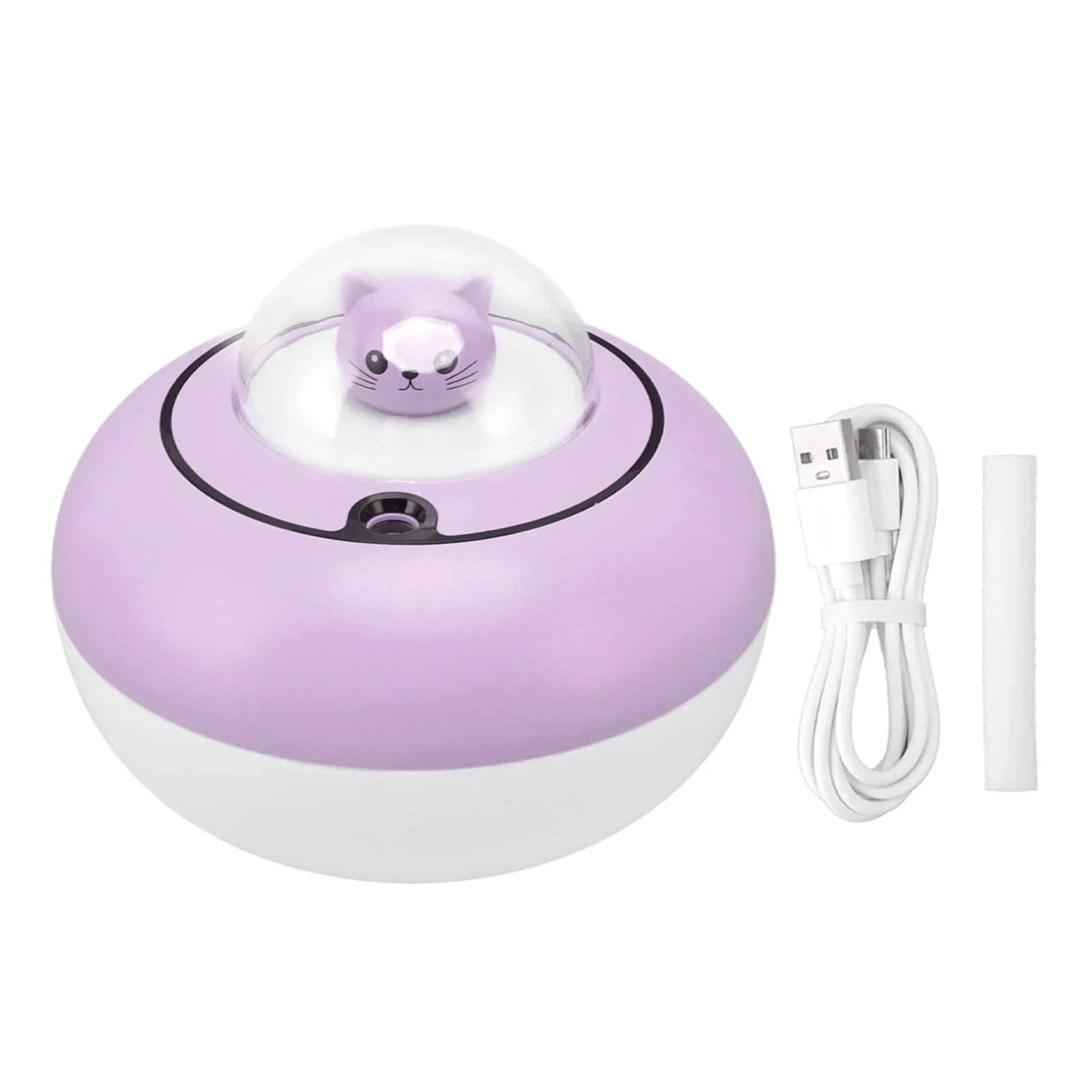 Humidifier  Humidifier Cute Cat Sculpture Portable Quiet Desktop Air Humidifier for Home  USB Plug in  Humidifier
