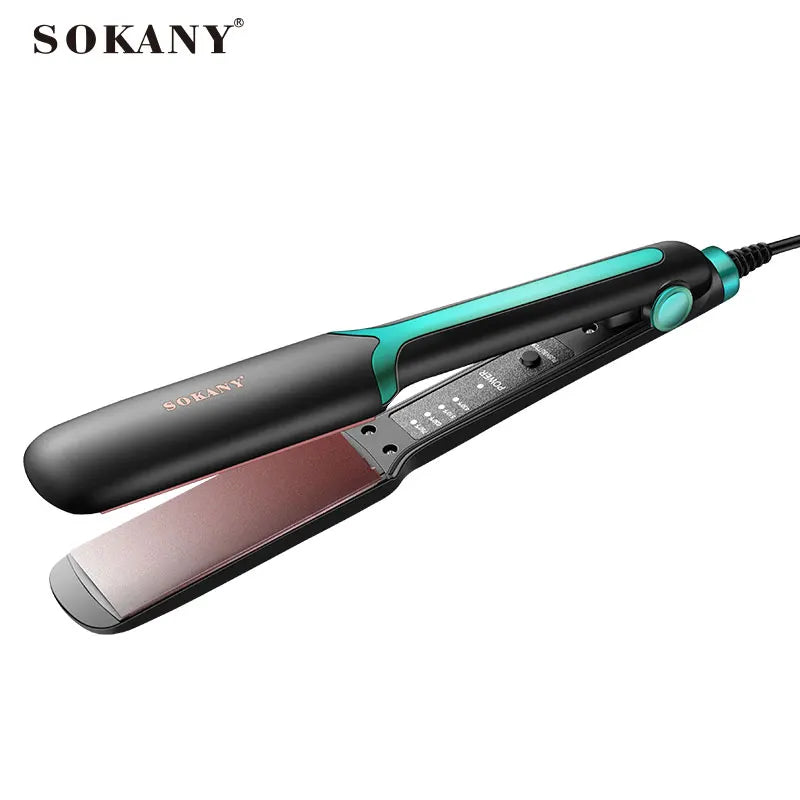 Профессиональный выпрямитель для волос Sokany с керамическим покрытием, без повреждений, 110–240 В, инструмент для салонной укладки