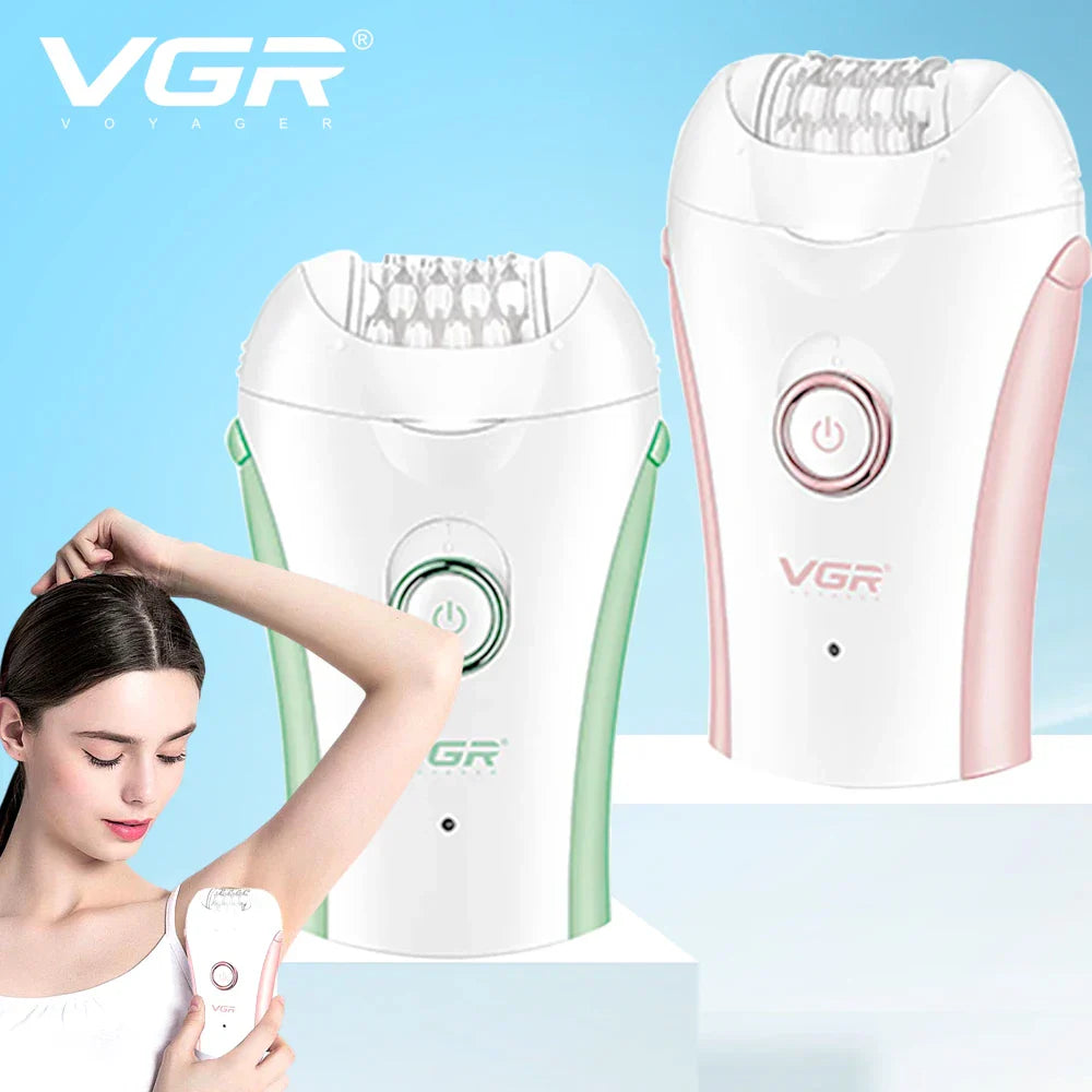 Эпилятор VGR 705, профессиональный эпилятор для удаления волос, аккумуляторный эпилятор для женщин, портативный электрический эпилятор
