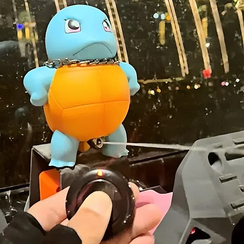 Игрушка-водораспылитель Pokemon Squirtle большого размера, симпатичная черепашка Дженни, аксессуар для автомобиля, популярная аниме-модель, коллекционная ручная фигурка